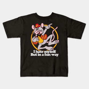 I Hate Myself But In A Fun Way Kids T-Shirt